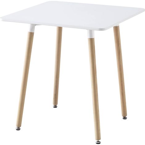 sweeek - Skandinavischer quadratischer Tisch 70x70cm