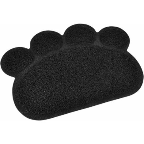 Tapis Repas pour Chien & Chat "Pattes" 40cm Noir