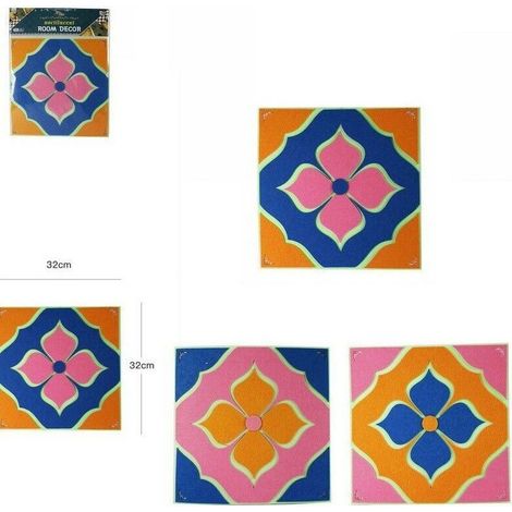 Trade Shop - 3D WANDFLIESE SELBSTKLEBEND WANDPLATTE 30X30CM 64385 -