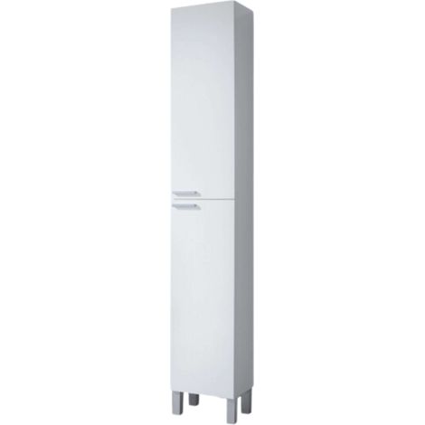 ONDEE - Mueble de baño de la colección AKTIVA- Entregado en kit - columna 30cm - Melamina BLANCA
