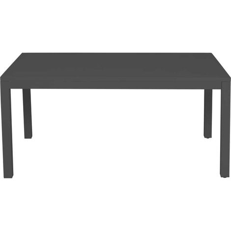 Tavolo Allungabile da Giardino 160/220x90xh76 cm in Alluminio Boston Antracite (1/4)