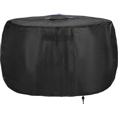 Eosnow Housse de protection pour foyer extérieur, imperméable au gaz Propane, avec cordon de serrage en bas (1/5)