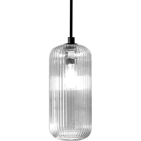 Lampadario moderno gea luce raika vp b1 e27 led vetro sospensione