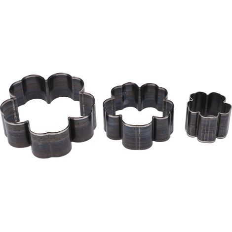 Cocoarm 3e Couteau de Fleurs -set -set-outil de Position de Location pour les Articles en Cuir Faits à la Main, Forme de Coupe en Cuir à Fleurs pour Haltères (1/5)