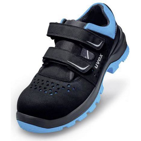 uvex 2 xenova® 9553843 ESD Sandali di sicurezza S1 Taglia delle scarpe (EU): 43 Nero, Blu 1 Paio/a (1/5)