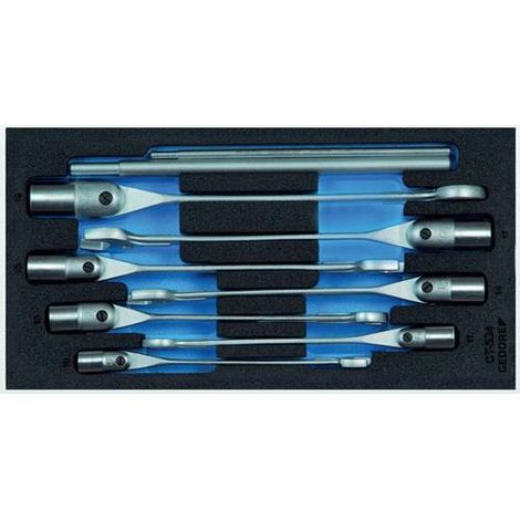 GEDORE 1500 CT1-534 Maul-Steckschlüssel-Satz in Check-Tool-Modul (1/2)