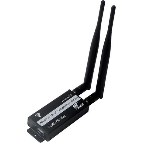 Adaptateur USB M.2 NGFF USB 3.0 avec emplacement pour carte SIM pour WWAN/LTE/4G - FFY (1/4)