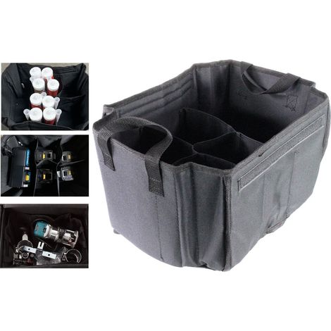 Makita MAKPAC Canvas Organiser for Makpac Case Systainer - Batteries Cartridge (1/4)