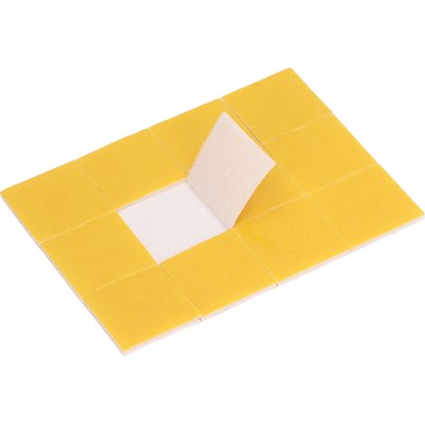 Rouleau de 12 bandes auto-agrippantes double face industrielles à scratch pour la fixation murale domestique (1/5)