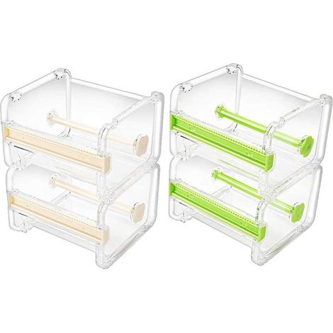Abroller für Abdeckband – 4,1 x 3,6 x 2,8 Zoll – Material: PP+ABS – Geeignet für 7,6 cm breites Klebeband – 3 Stück (1/5)