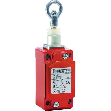 BERNSTEIN 6012811029 SEM2-U1Z Interruttore a fune 240 V/AC 10 A cavo con occhiello Momentaneo IP65 1 pz.
