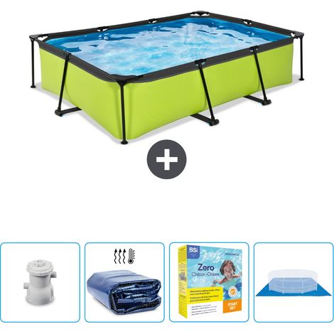 Exit-toys Piscina Exit Rectangular - 300x200x65 cm - 7-piezas  SCB66 (1/4)