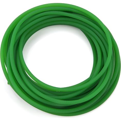 Courroie ronde en PU verte pour transmission par entraînement (5mm x 10m) (1/5)