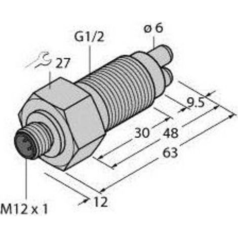 [GEBRAUCHT] B-Ware TURCK Eintauchsensor Sensor Strömungsüberwachung Steckanschluss Gas M12 4 Draht (1/2)