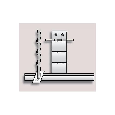 Verrou de sécurité Blocksur 3 maillons pour lames 8 mm somfy (1/2)