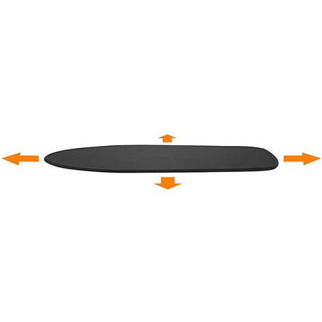 1 tapis antidérapant en caoutchouc pour robot pâtissier Kitchenaid Artisan, noir avec bord noir, grande taille, emballage en plastique (1/4)