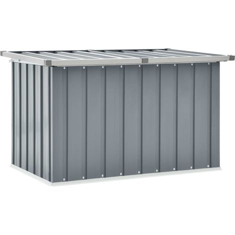 Boîte de rangement de jardin Gris 109x67x65 (1/5)