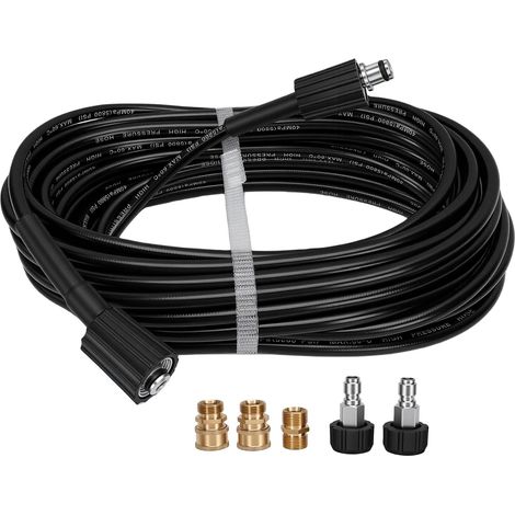 49.2 Foot Garden Hose with 5 Brass Fittings and 5800 (1/5)
