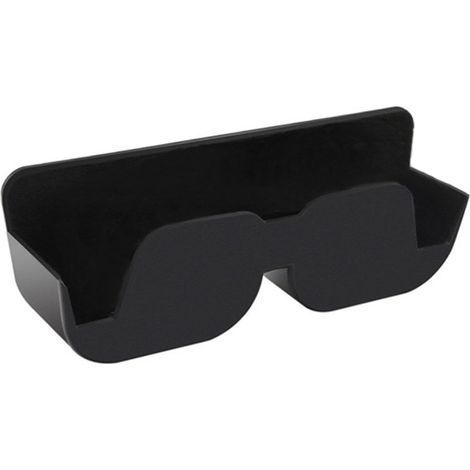 Sollbry Porte-lunettes de soleil de voiture,étui adhésif semi-protecteur, support de lunettes de véhicule avec doublure en velours,pour conducteurs,voitures (1/5)