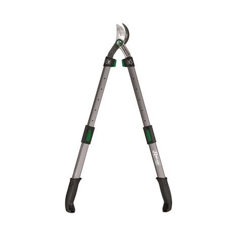 Ribimex – Coupe-branches télescopique 90cm – Lame en acier forgé #55 – Manche en aluminium oxydé – Coupe jusqu'à 33mm de diamètre (1/6)