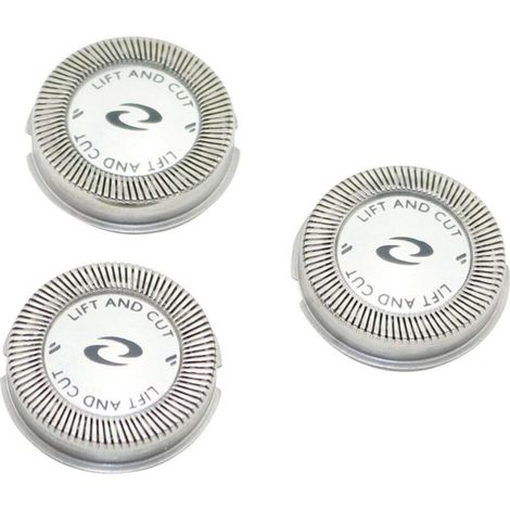 3er-Pack HQ64 Ersatzscherköpfe für Philips PT726, PT725, PT720, PT710, PT715 und PT725 (1/5)