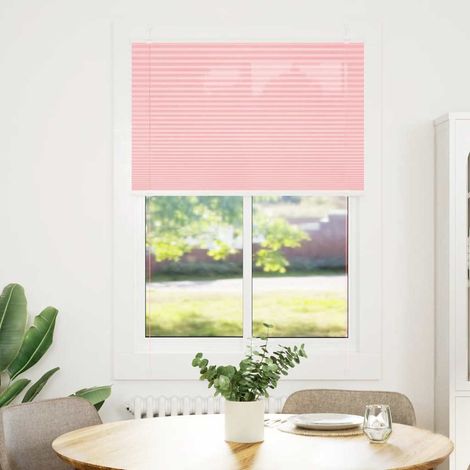 Maison Exclusive - Tenda Plissettata Rosa 95x150 cm Larghezza Tessuto 94,4 cm
