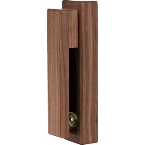 Porte-serviettes coulissant en marbre, porte-serviettes mural en bois pour salle de bain ou chambre (1/5)