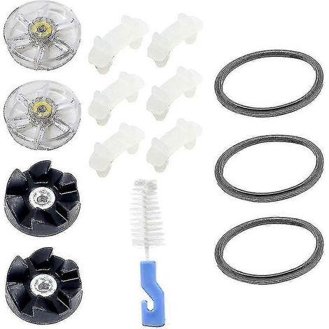 Kit de remplacement de 14 pièces pour blender compatible avec les blenders 600W et 900W : joints, amortisseurs, engrenages (1/5)