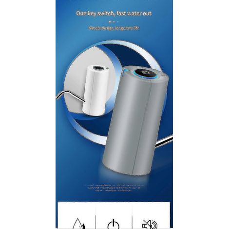 Distributeur d'eau automatique, pompe à eau électrique pour bouteille, pompe de chargement USB, distributeurs d'eau en bouteille (1/5)
