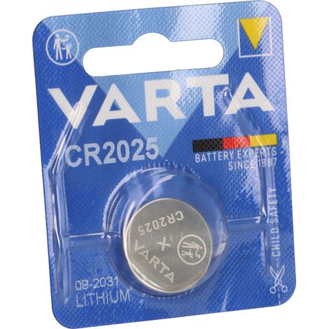 Varta Knopfzelle CR2025 3 V 1 St. 165 mAh Lithium LITHIUM Coin CR2025 Bli 1