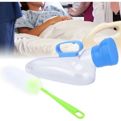 Bouteille d'urine portable d'extérieur de 1200 ml pour hommes et femmes, pot de récupération pour urinoir (1/5)
