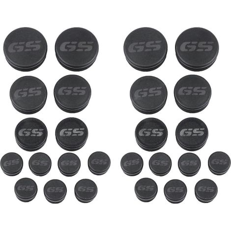 Set mit 26 Rahmenlochabdeckungen für BMW R1200GS Adventure (2013-2016) - Dekoratives Zubehör (1/5)