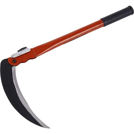 Faucille 50 cm en acier au carbone – Poignée antidérapante ergonomique – Pour coupes précises de branches et buissons (1/4)