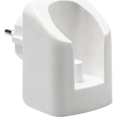 Kabelloses Wandladegerät für die elektrische Zahnbürste BRAU Orl-B, kompatibel mit den Modellen Genius X, Vitality, Pro, iO3, iO4, iO5 und iO6, EU-Stecker, weißes Ladegerät, praktische Ladestation (1/5)