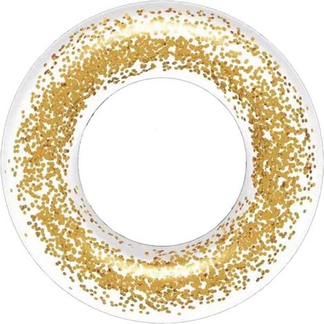 Bouée gonflable, bouée transparente, anneau de natation pailleté, jouets de piscine pour l'été, jouet de plage, jouet pour fête aquatique (1/5)