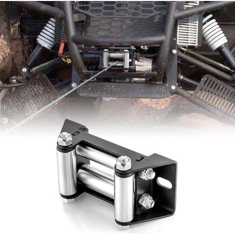 4-Wege-Rollseilführung mit einem Bolzenabstand von 124 mm (4 7/8 Zoll). Kompatibel mit ATV/UTV-Seilwinden von 907 bis 1588 kg (2000 bis 3500 lb). (1/5)