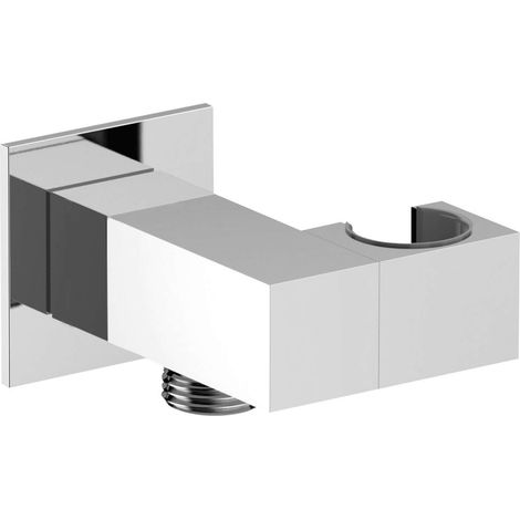 Sapho Brausen - Brausehalter mit Auslauf, Chrom SG301