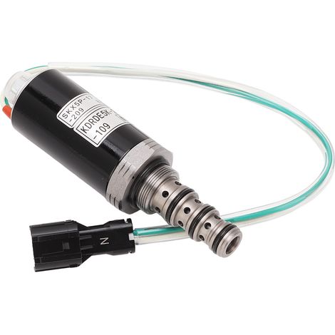 KDRDE5K-20/40CO4-109 Vanne Électromagnétique de Pompe Hydraulique pour Pelle, Acier Allié Haute Dureté, Compatible EC140 EC210 EC290 (1/5)