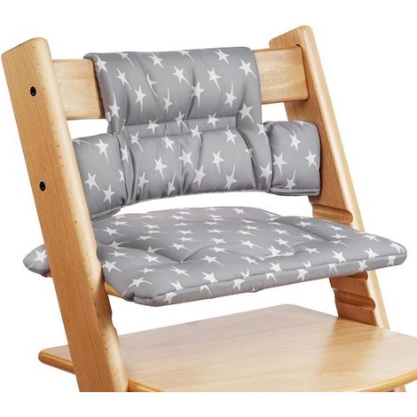 Longziming - Ensemble de 2 coussins de siège - Coussin pour chaise haute - Revêtement pour chaise haute - Revêtement anti-taches - Velcro antidérapant - Coton et polyacrylate - Confort ergonomique pou (1/5)