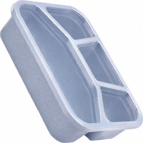 Boîte à lunch Bento en coque de riz avec couvercle, paille de blé écologique, de qualité alimentaire, portable