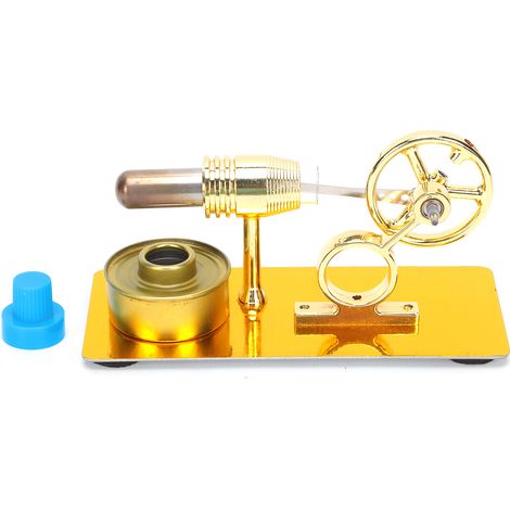 Hot Air Engine Model Mini External Combustion Motor Power Generator Scientific Education Toy (1/5)