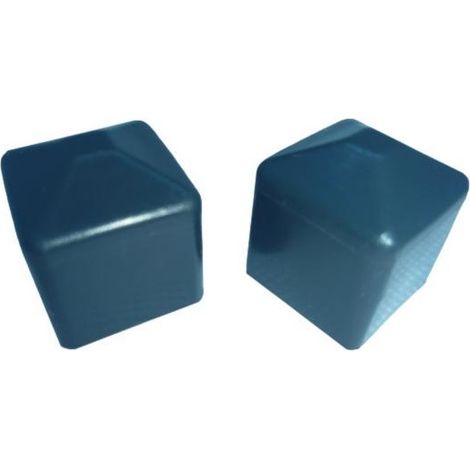 Tappo terminale esterno per profilo, tappo, tetto, 15x15, 20 pezzi, antracite (1/5)