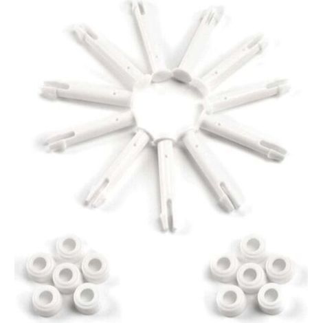 12 Pièces Goupille en Plastique,Pièces Détachées Piscine Intex,Goupille en Plastique Piscine,pour la Plupart des Piscines à Cadre - Piscine Rectangulaire/Ronde (6cm) (1/5)