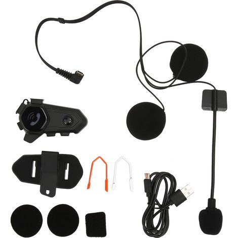 Casque Bluetooth Moto V11S Étanche IP67 Intercom Stéréo Écouteurs pour GPS Musique (1/5)