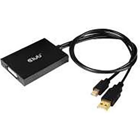 club-3d CAC-1130 adaptateur MiniDisplayPort vers DVI noir (1/4)
