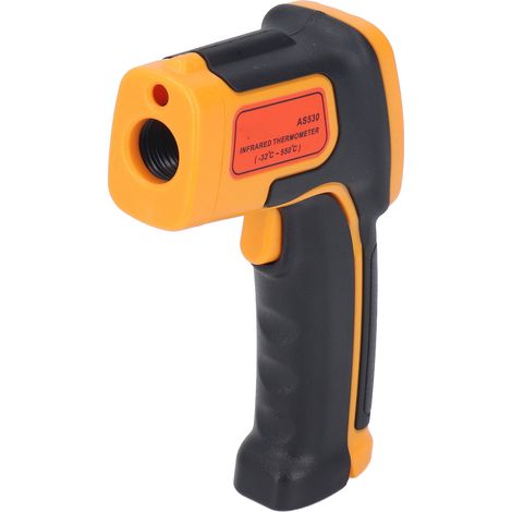 Thermomètre infrarouge numérique LCD de pistolet de mesure de température portatif -32 à 550°C AS530 (1/5)