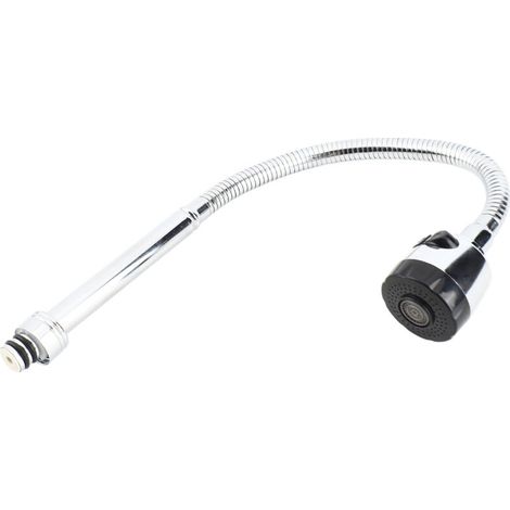 Raccords de tuyauterie Robinet d'évier de cuisine à bec pivotant, connexion à poignée unique pour utilisation (1/4)