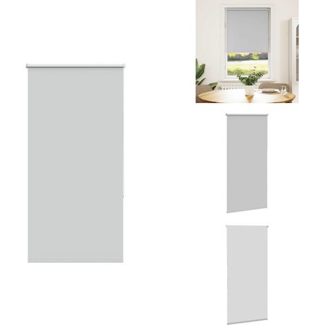 Verdunkelungsrollo Hellgrau 65x130 cm Stoffbreite 60,7 cm - Verdunkelungsrollo - Verdunkelungsrollos - Rollo - Verdunklungsrollo (1/5)