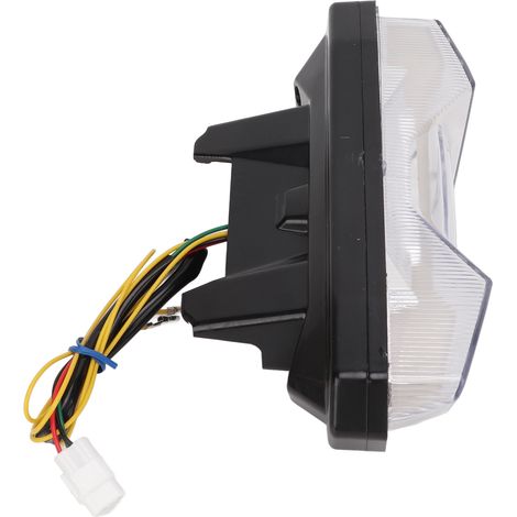 Feu arrière de moto à LED, étanche IP67, clignotant, feu stop, compatible MT-09, FZ-09 Tracer, lentille transparente (1/5)