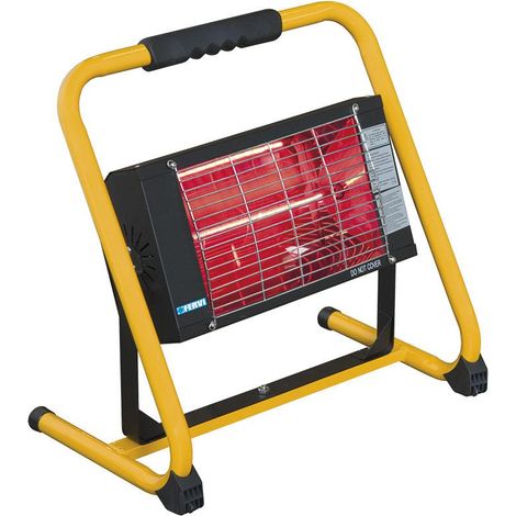 Estufa electrica de infrarrojos con soporte 1300w Fervi R609B